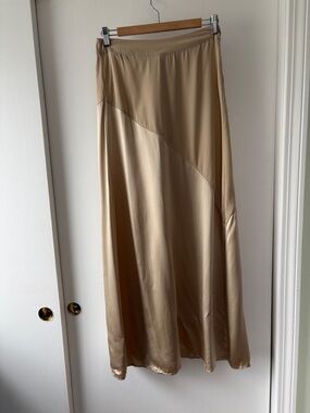 Calypso St Barth Long Silk Skirt S